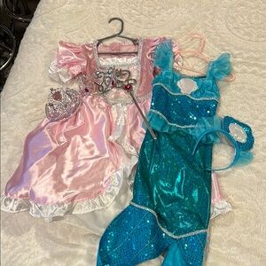 Melissa & Doug Princess and Mermaid dress up sets